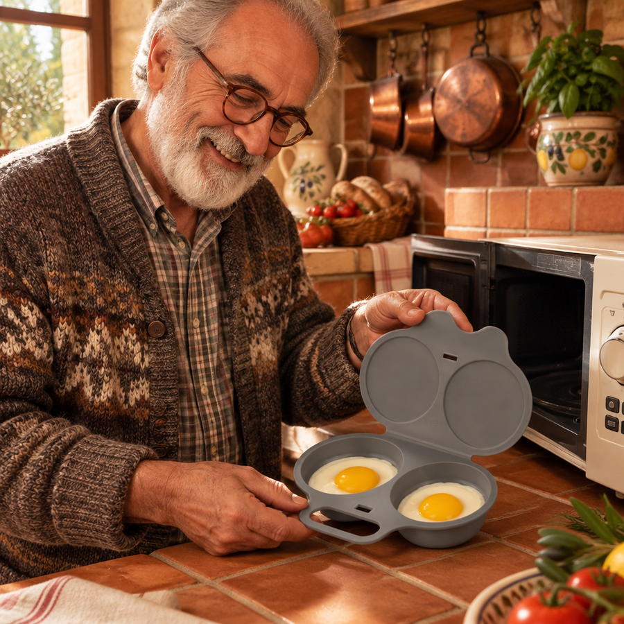 Abuelo con UovoLampo